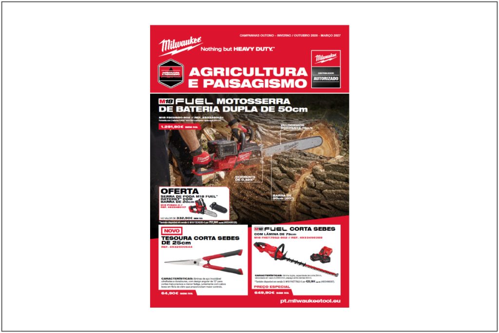 Folheto Agricultura e Paisagismo 2026 - 2027